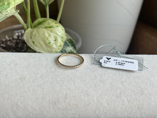 18K Real Gold Ring