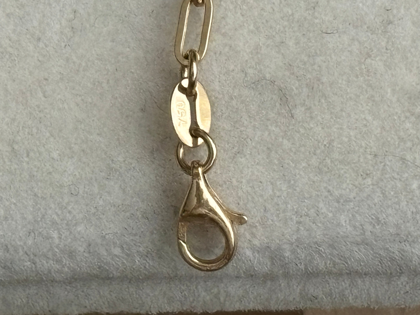 18K Real Gold Heart Charm