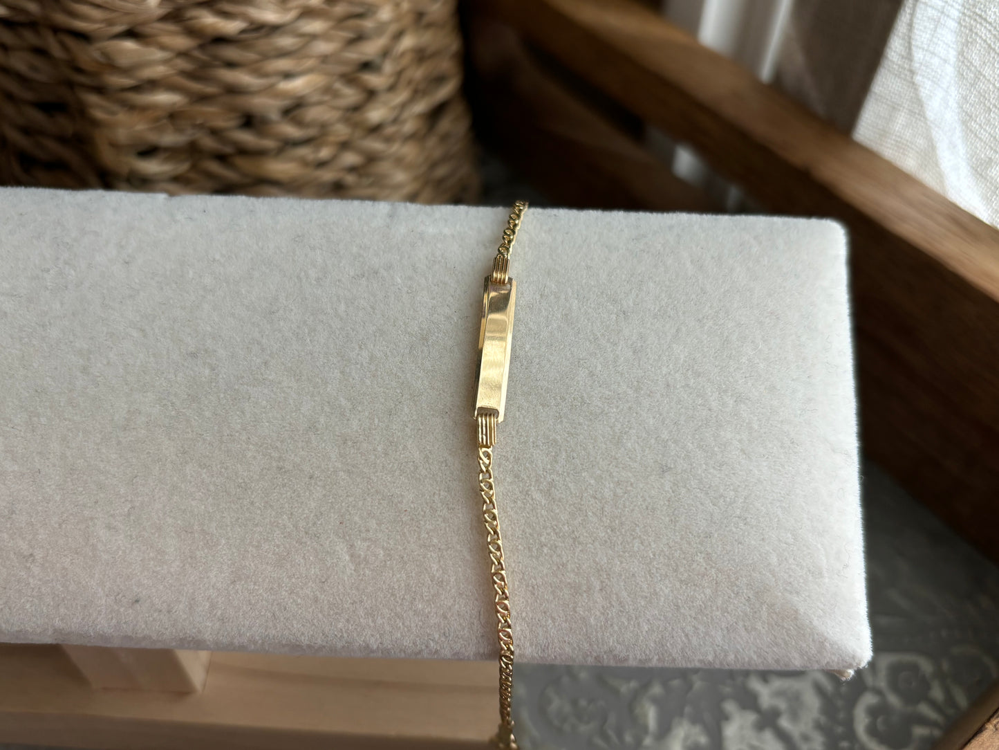 18K Real Gold Kids Bracelet