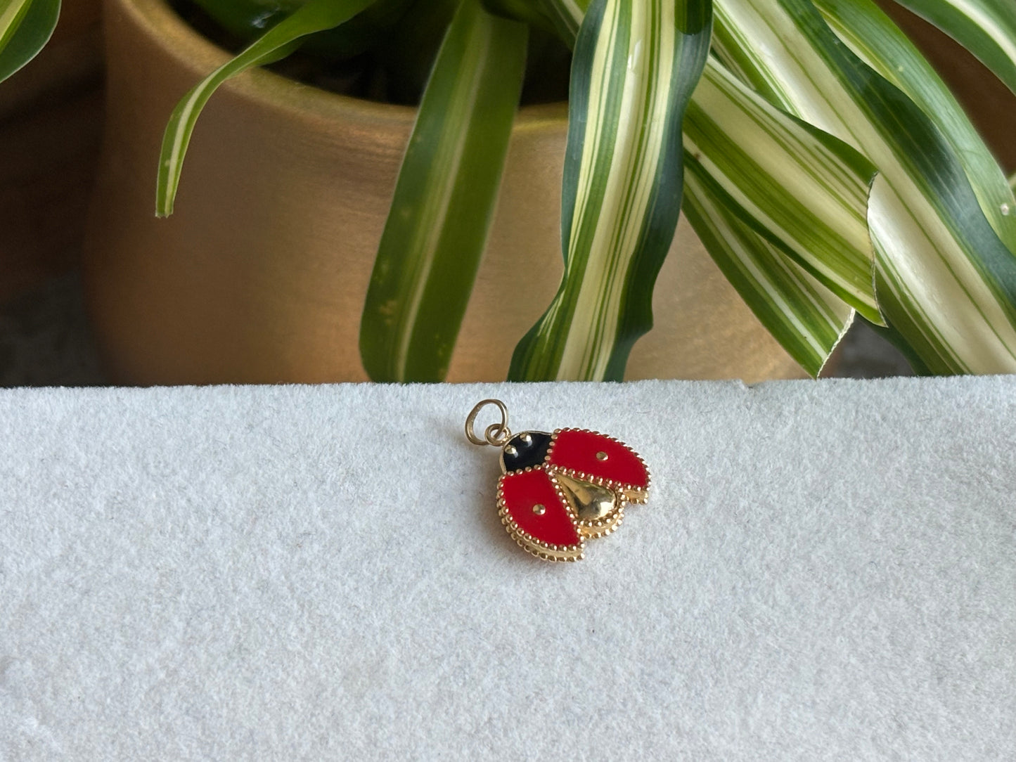 18K Real Gold Charm