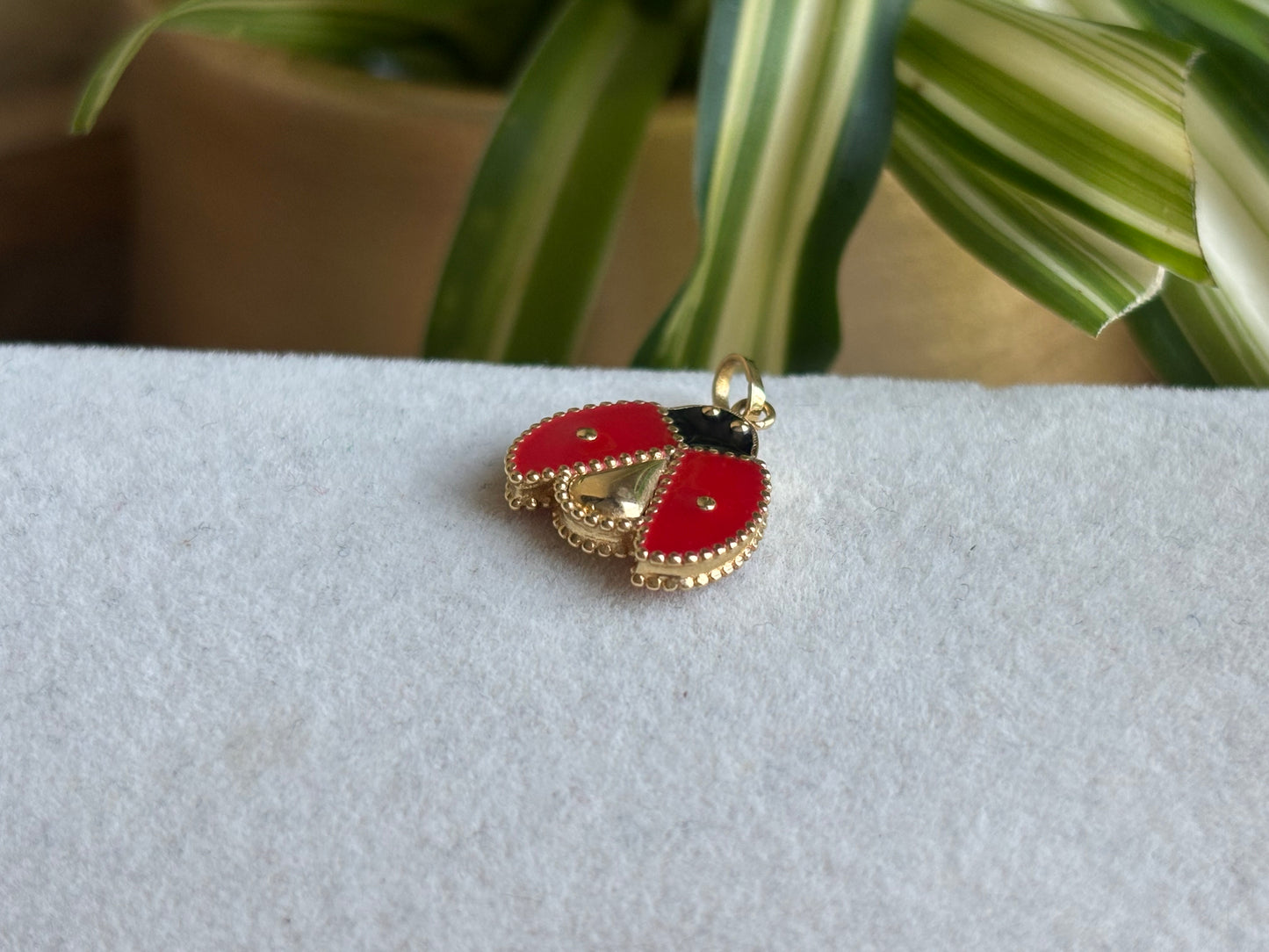 18K Real Gold Charm