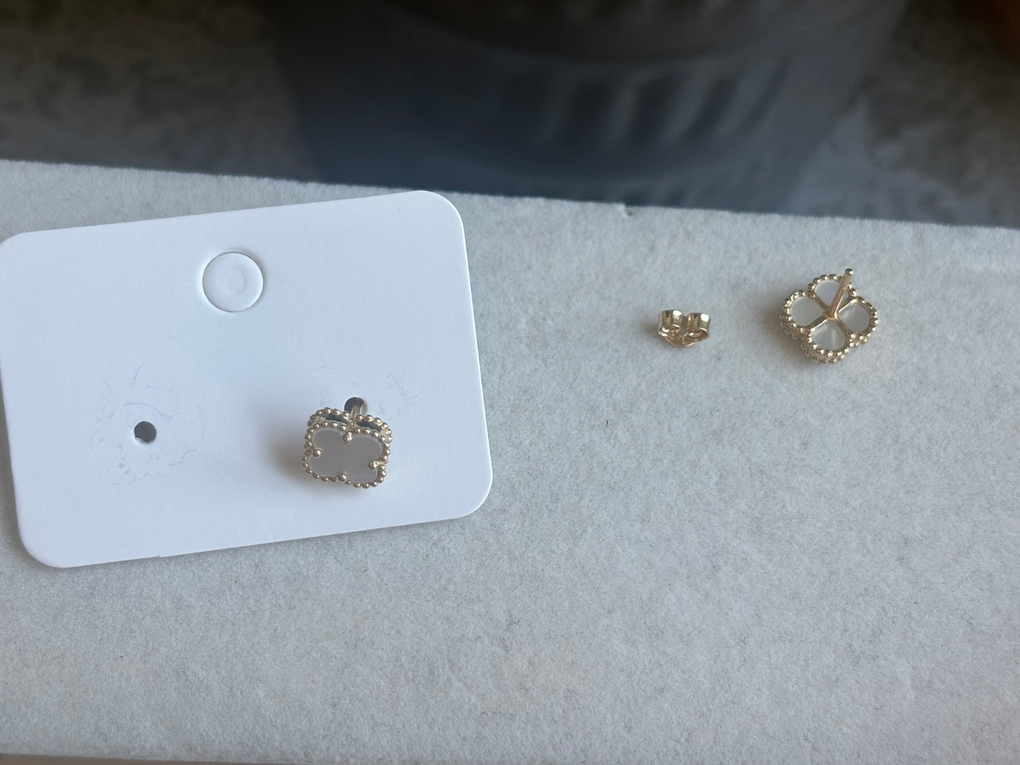 18K Real Gold Earrings