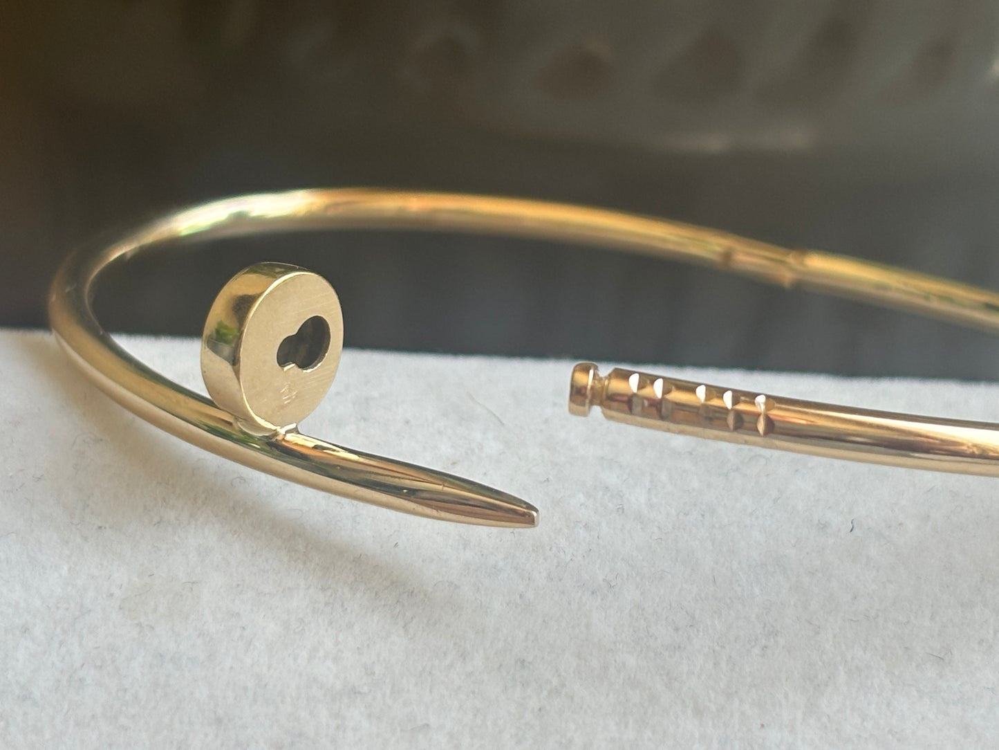 18K Real Gold Bangle