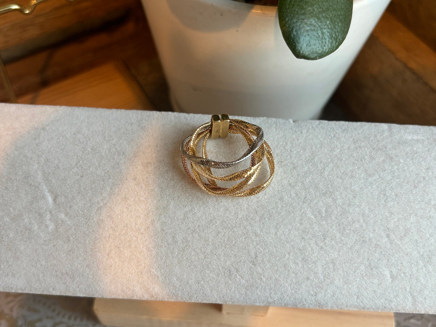 18K Real Gold Ring