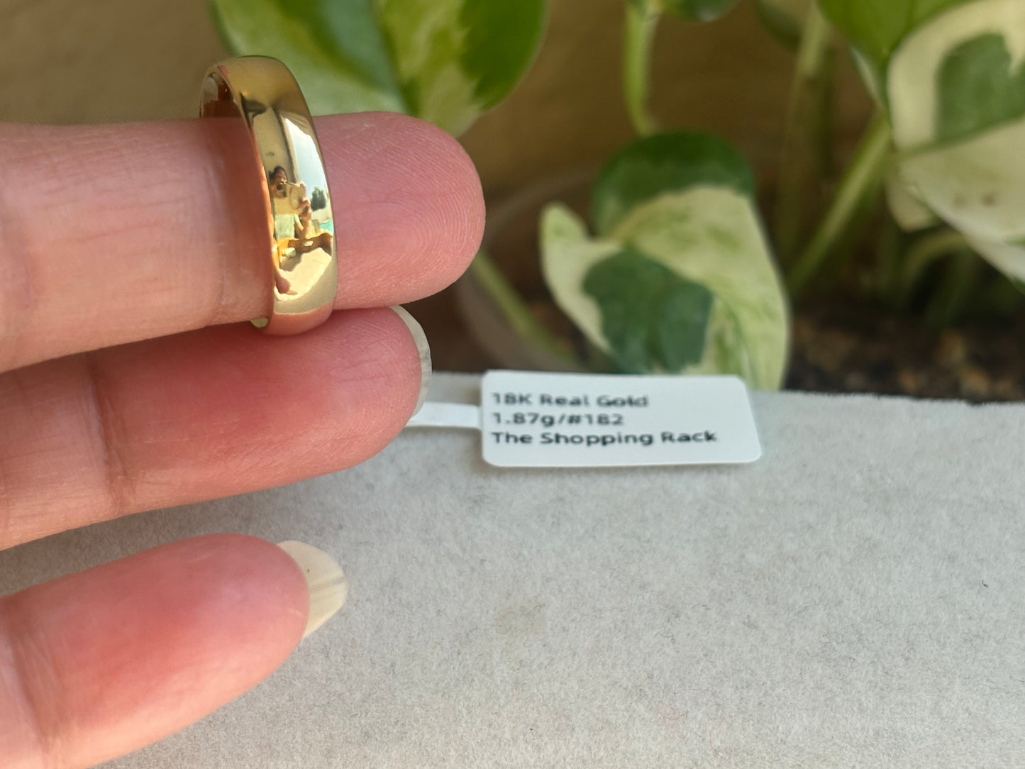 18K Real Gold