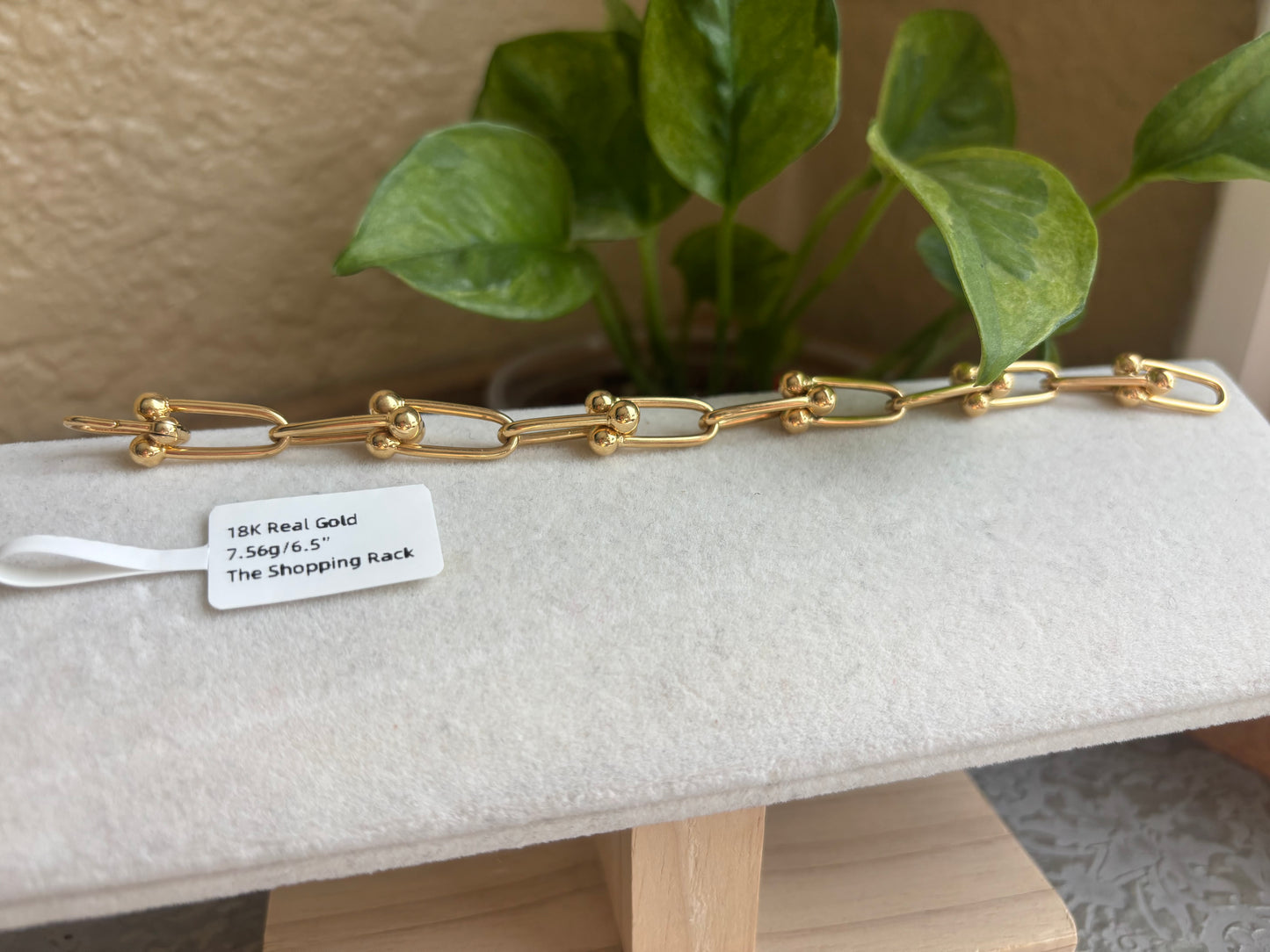 18K Real Gold Bracelet