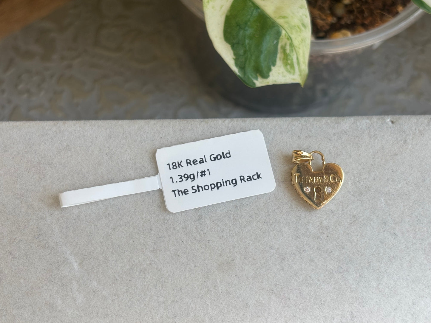 18K Real Gold Pendant #1