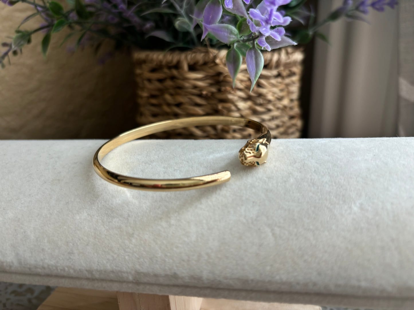 18K Real Gold Bangle