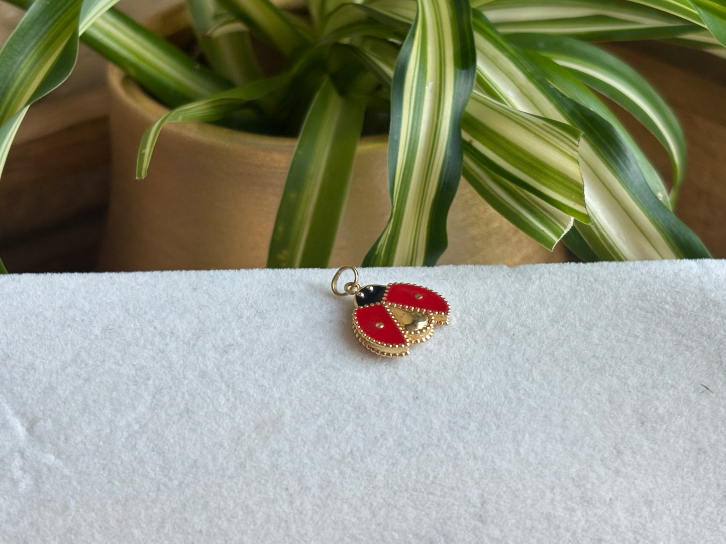 18K Real Gold Charm