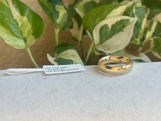 18K Real Gold