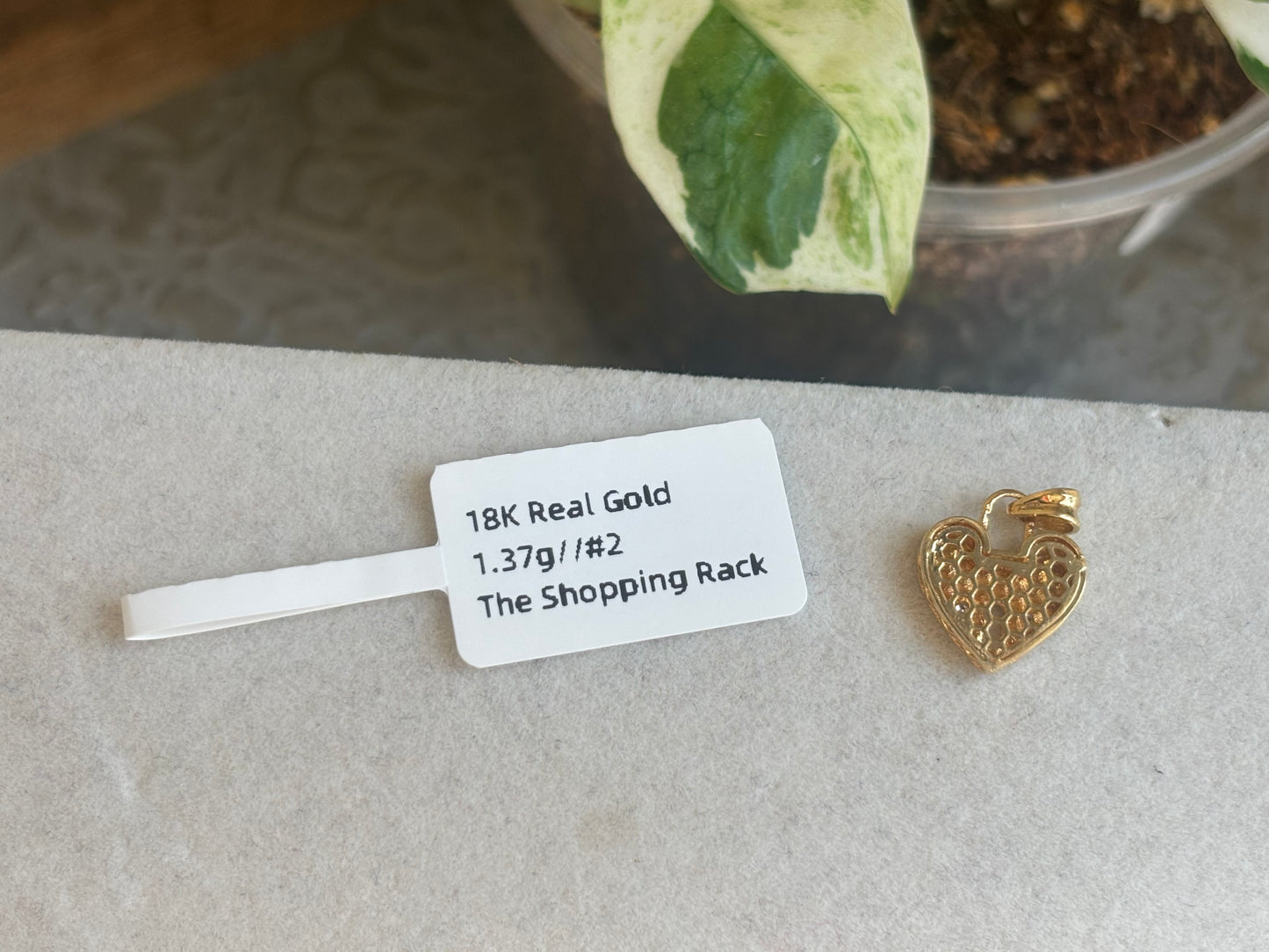 18K Real Gold Pendant #2