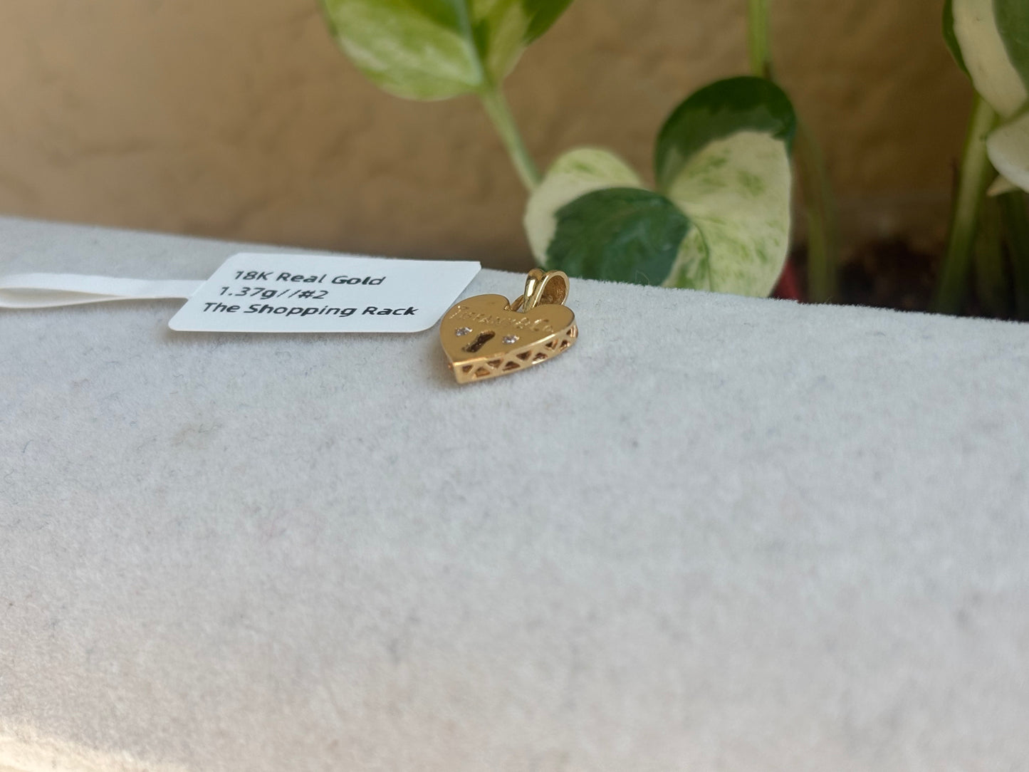 18K Real Gold Pendant #2