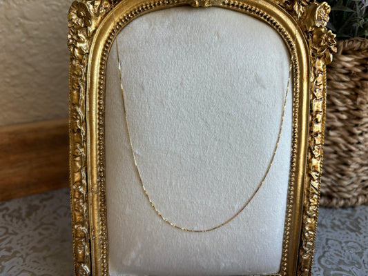 18K Real Gold Necklace