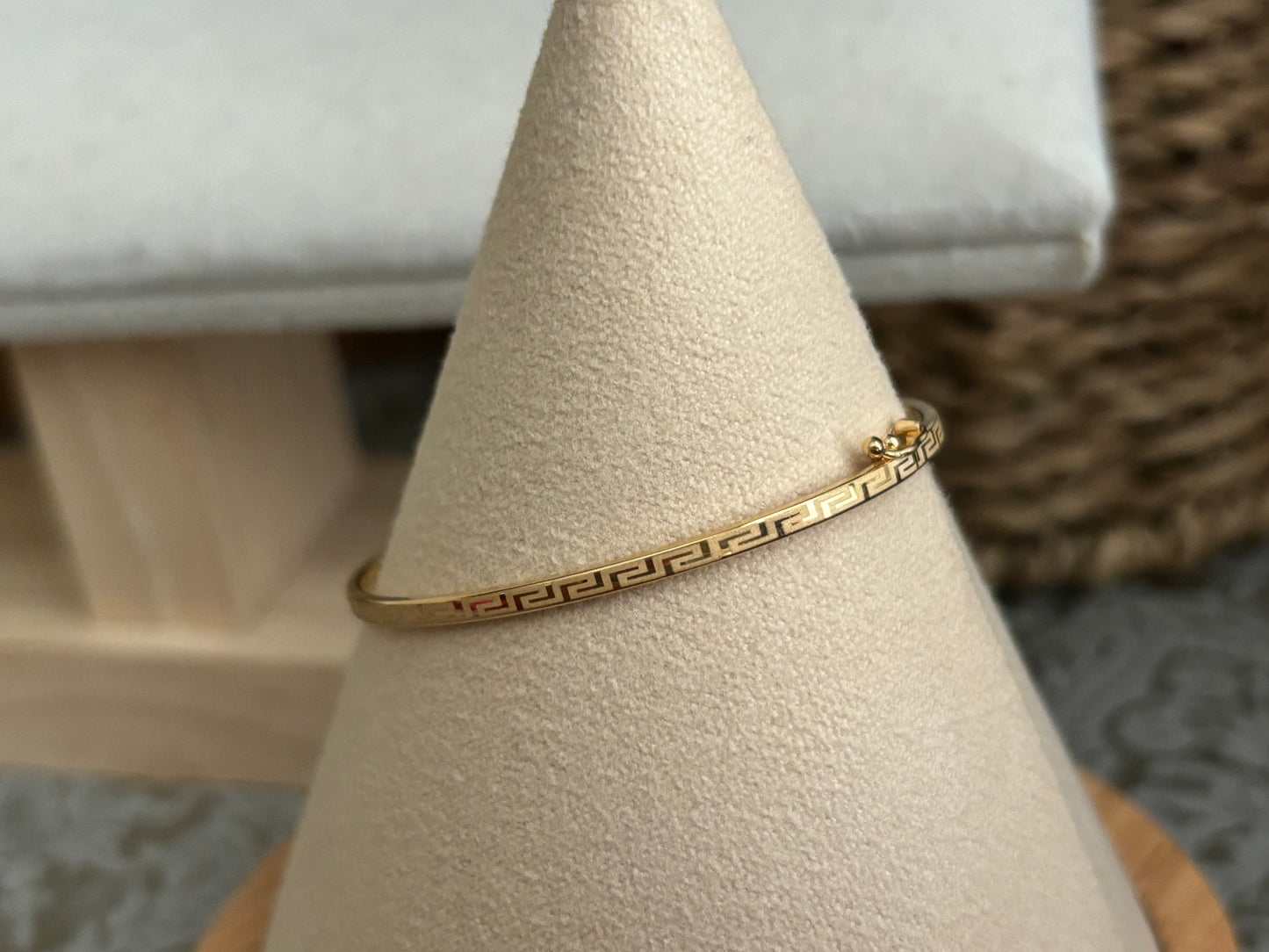 18K Real Gold Baby Bangle