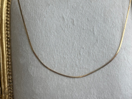 18K Real Gold Jade Chain 18