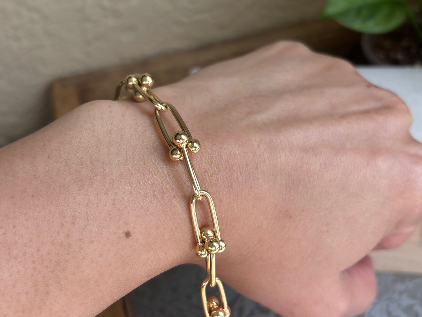 18K Real Gold Bracelet