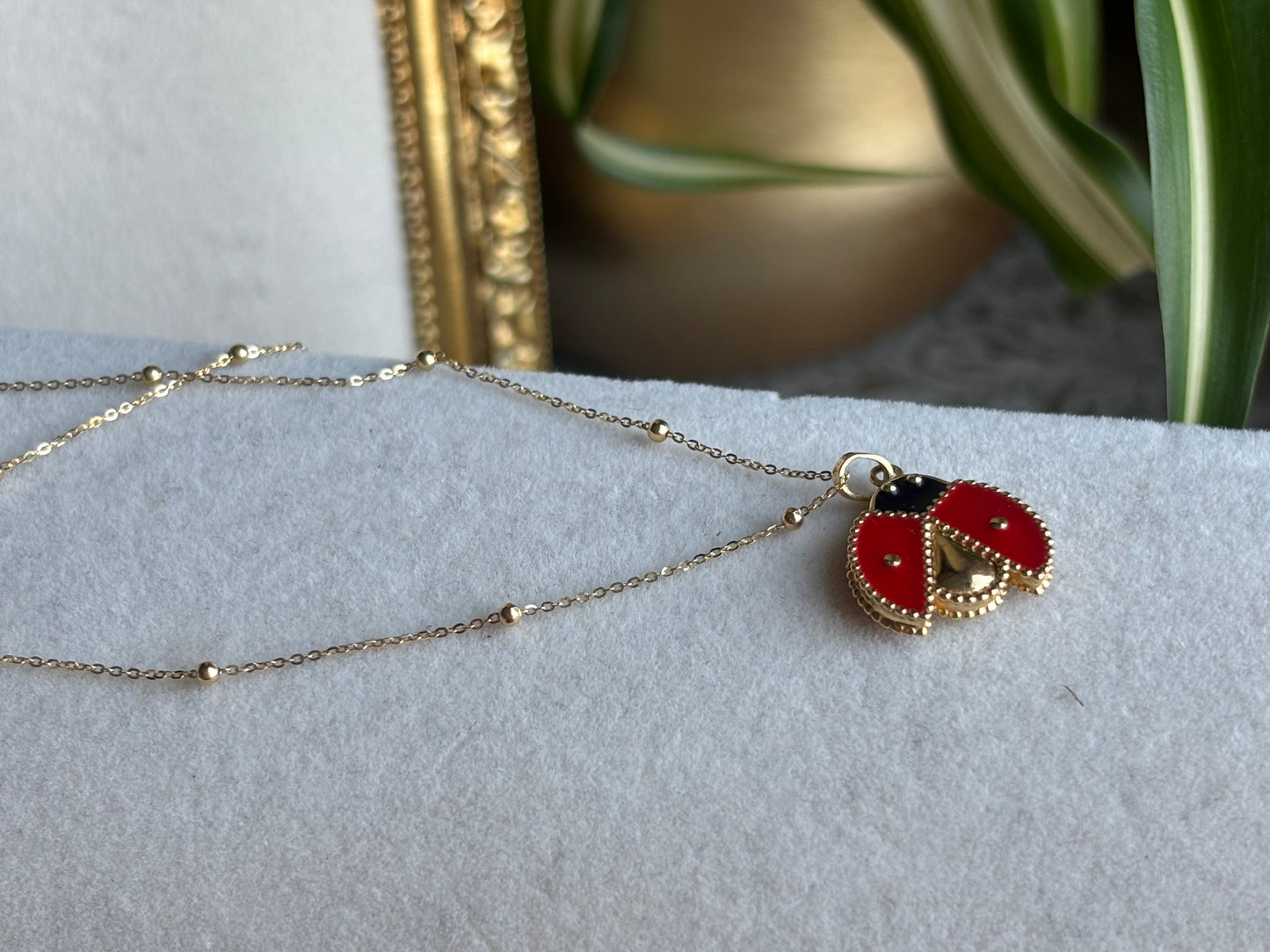 18K Real Gold Charm
