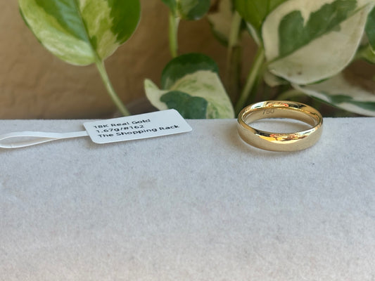 18K Real Gold Ring