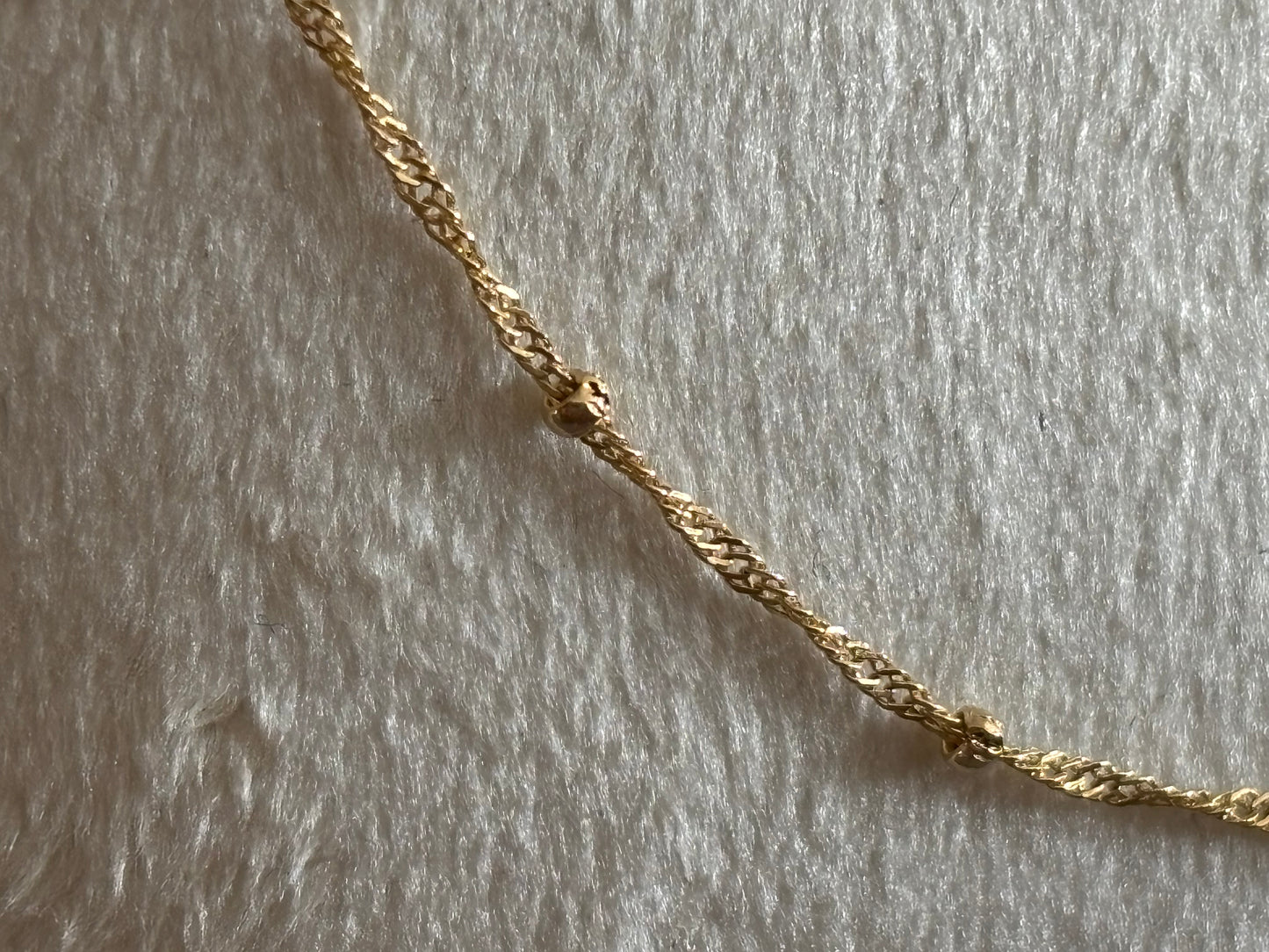 18K Real Gold Necklace