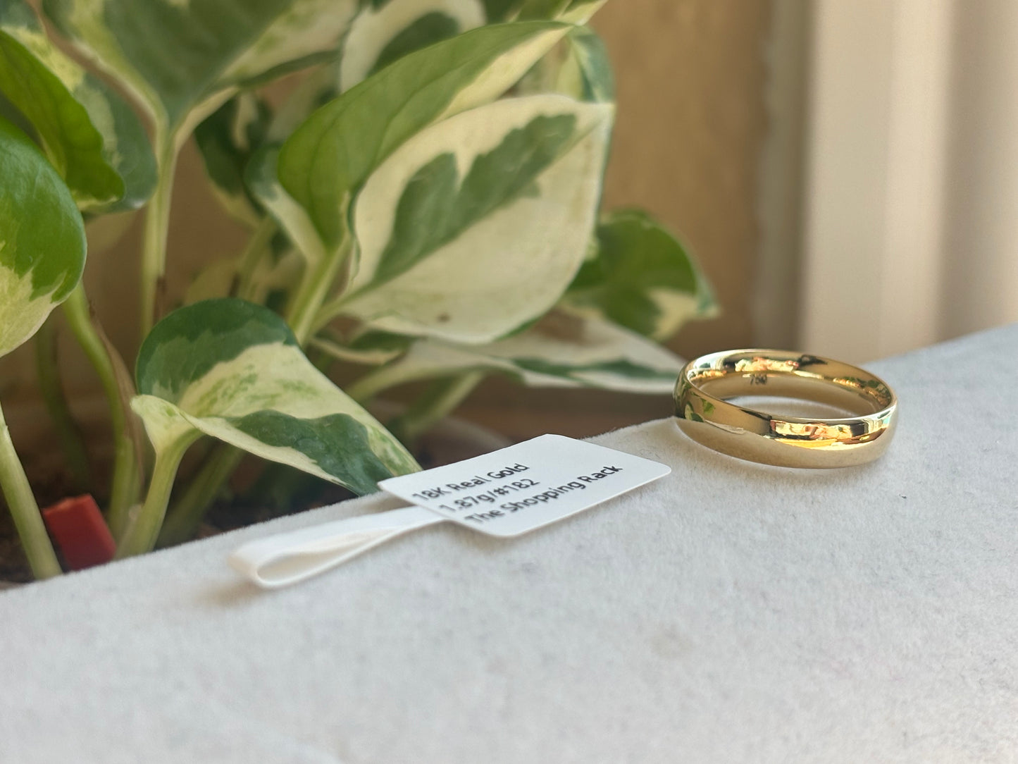 18K Real Gold