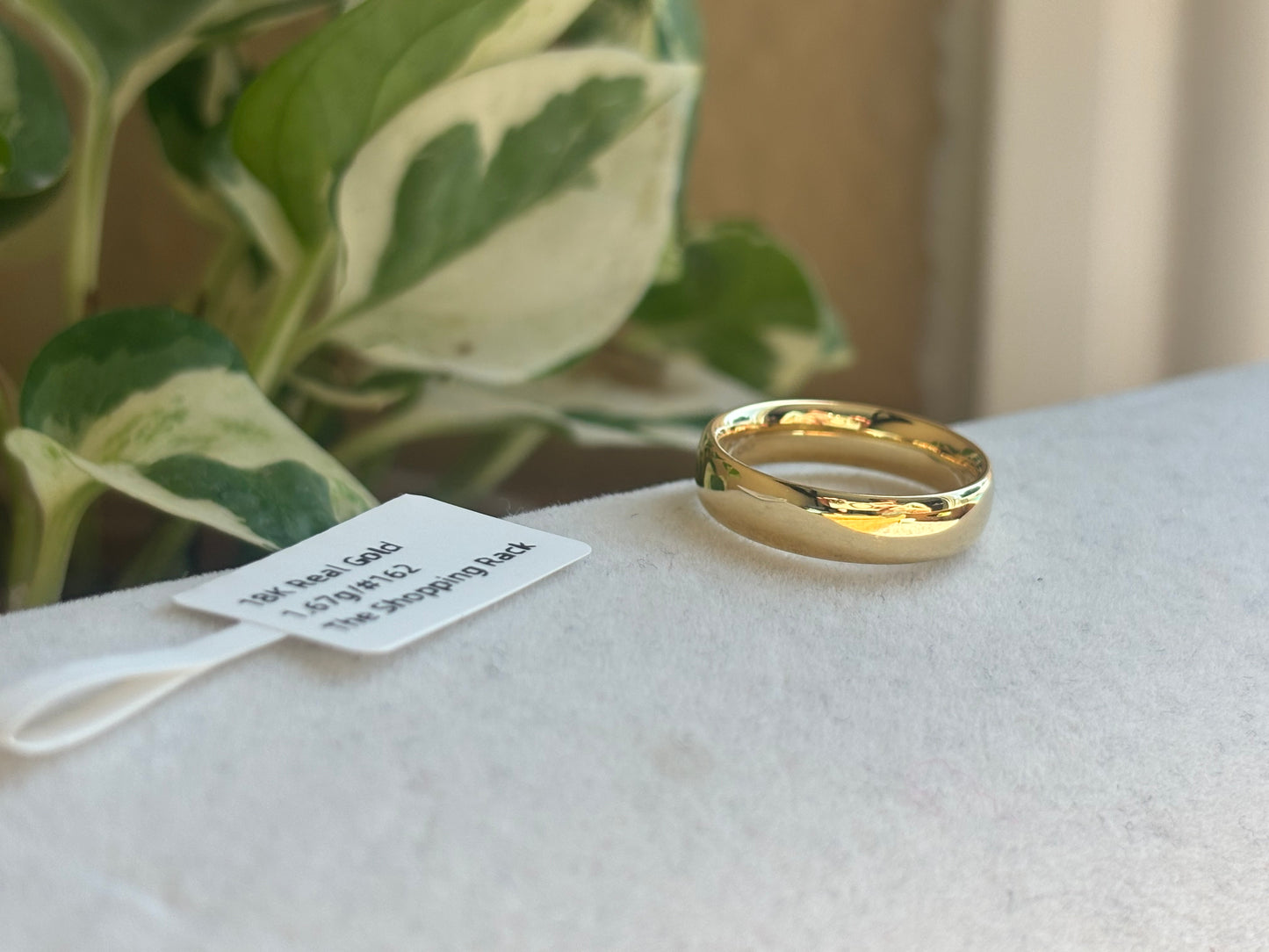 18K Real Gold Ring