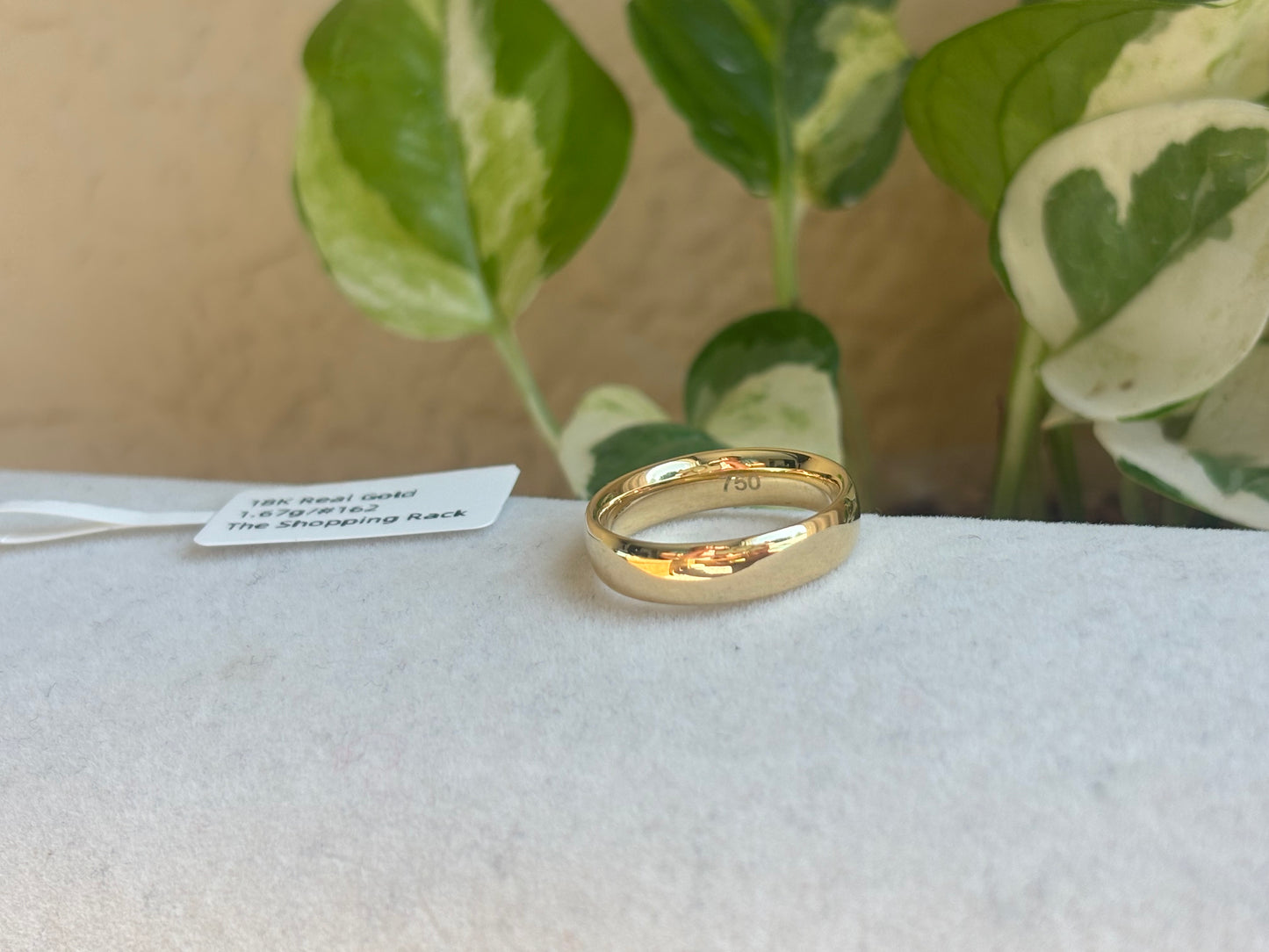 18K Real Gold Ring