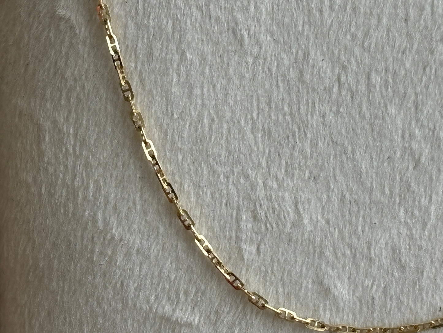 18K Real Gold Chain 16”