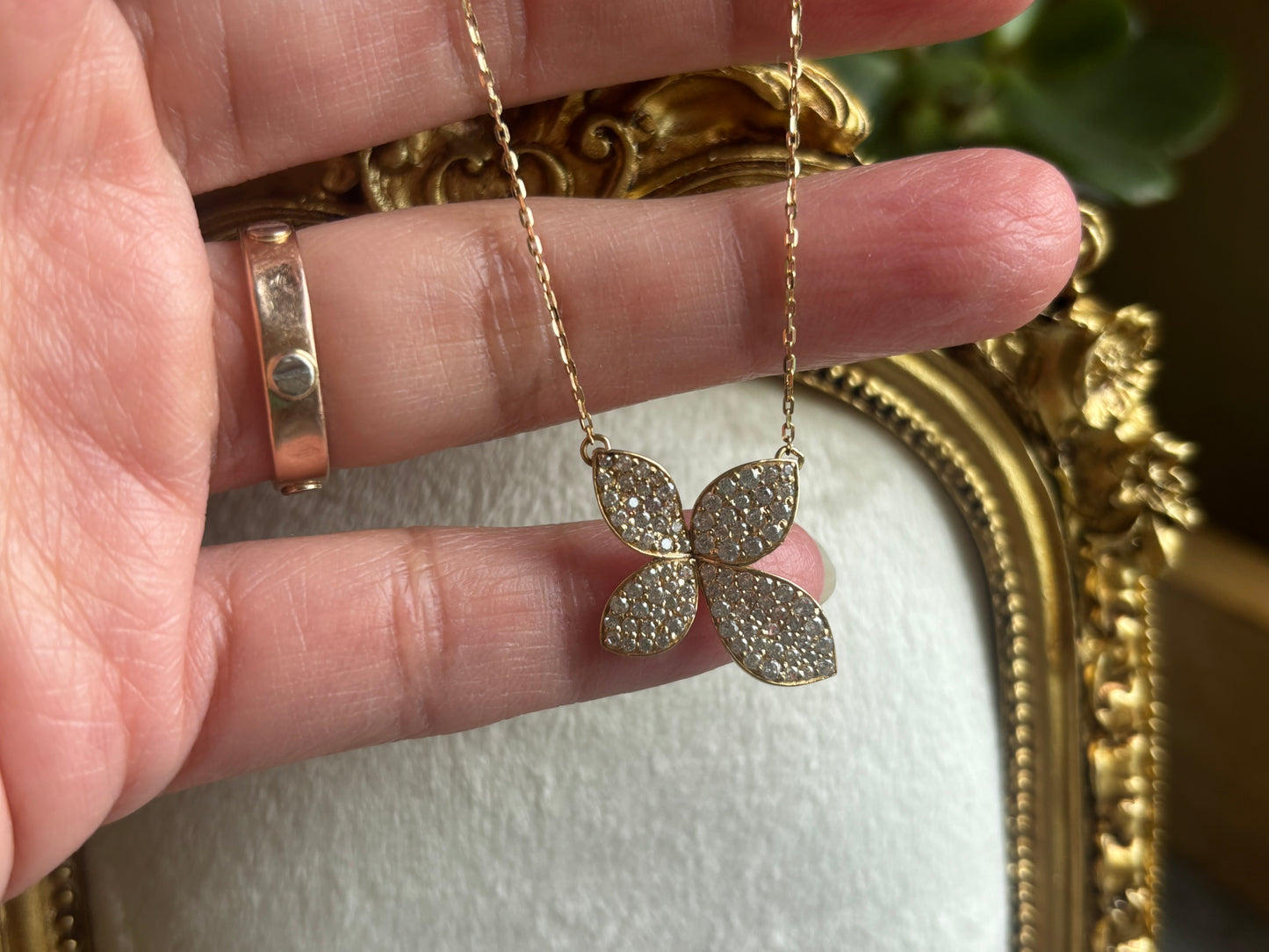 18K Real Gold Necklace