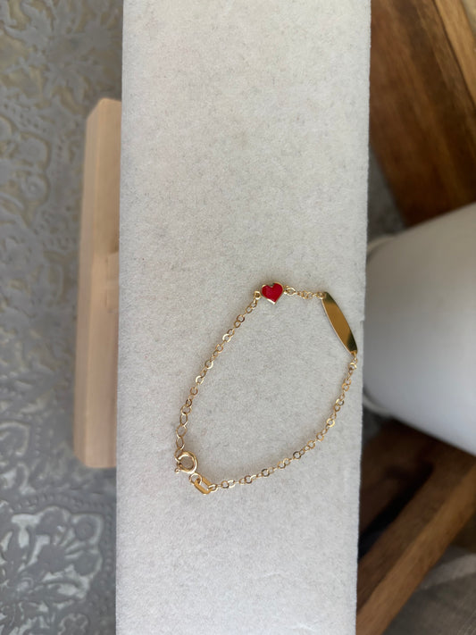 18K Real Gold Kids Bracelet