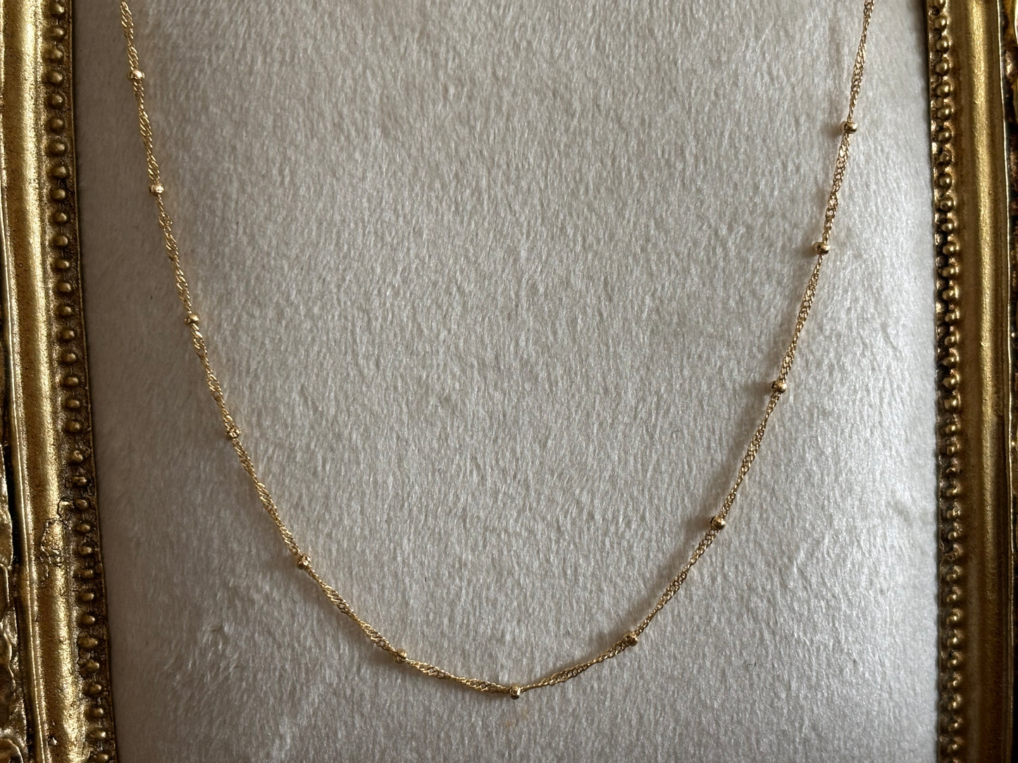 18K Real Gold Necklace