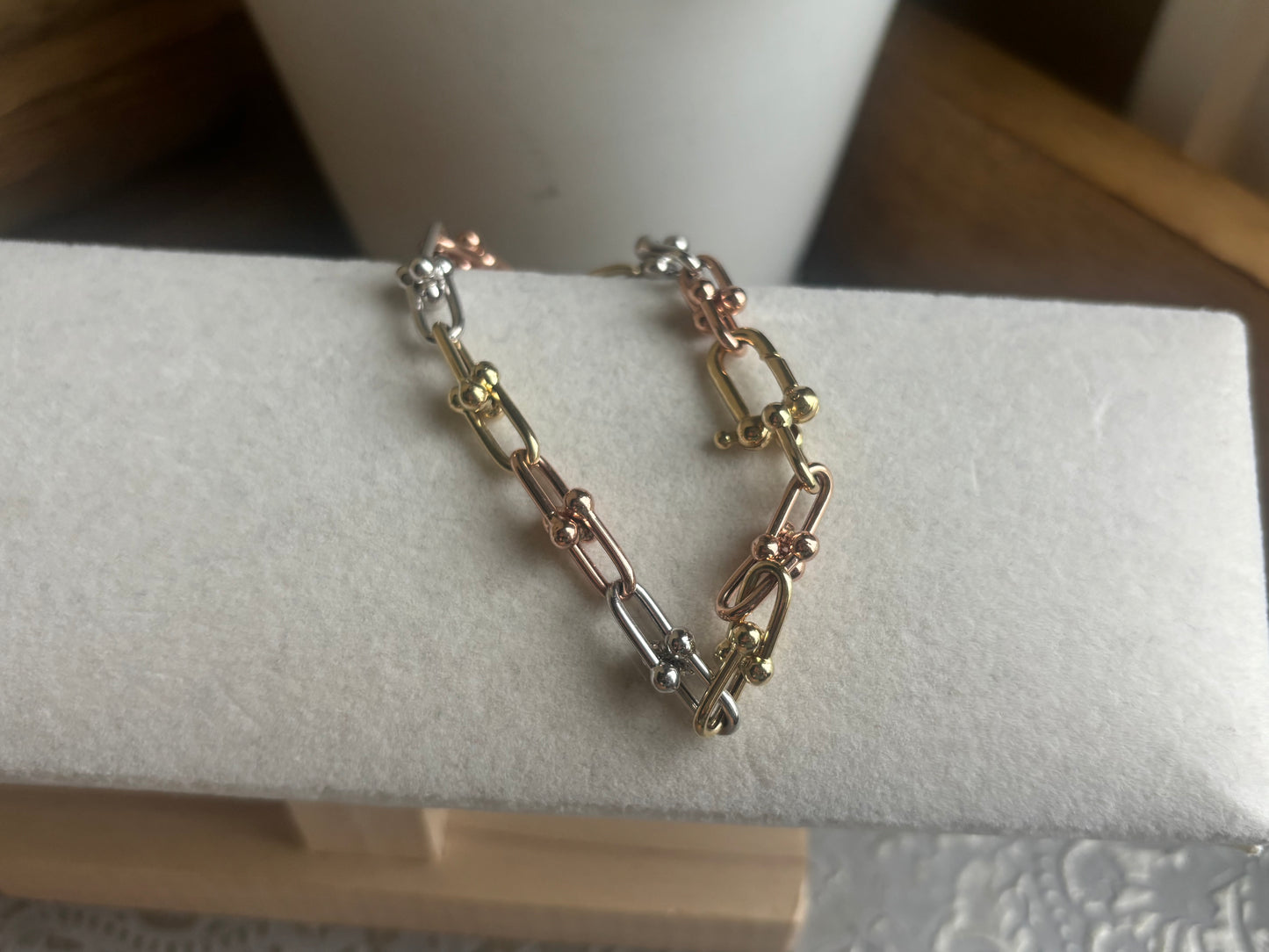 18K Real Gold Bracelet