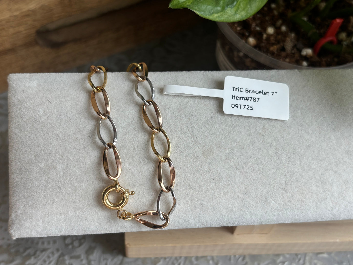 18K Real Gold Bracelet