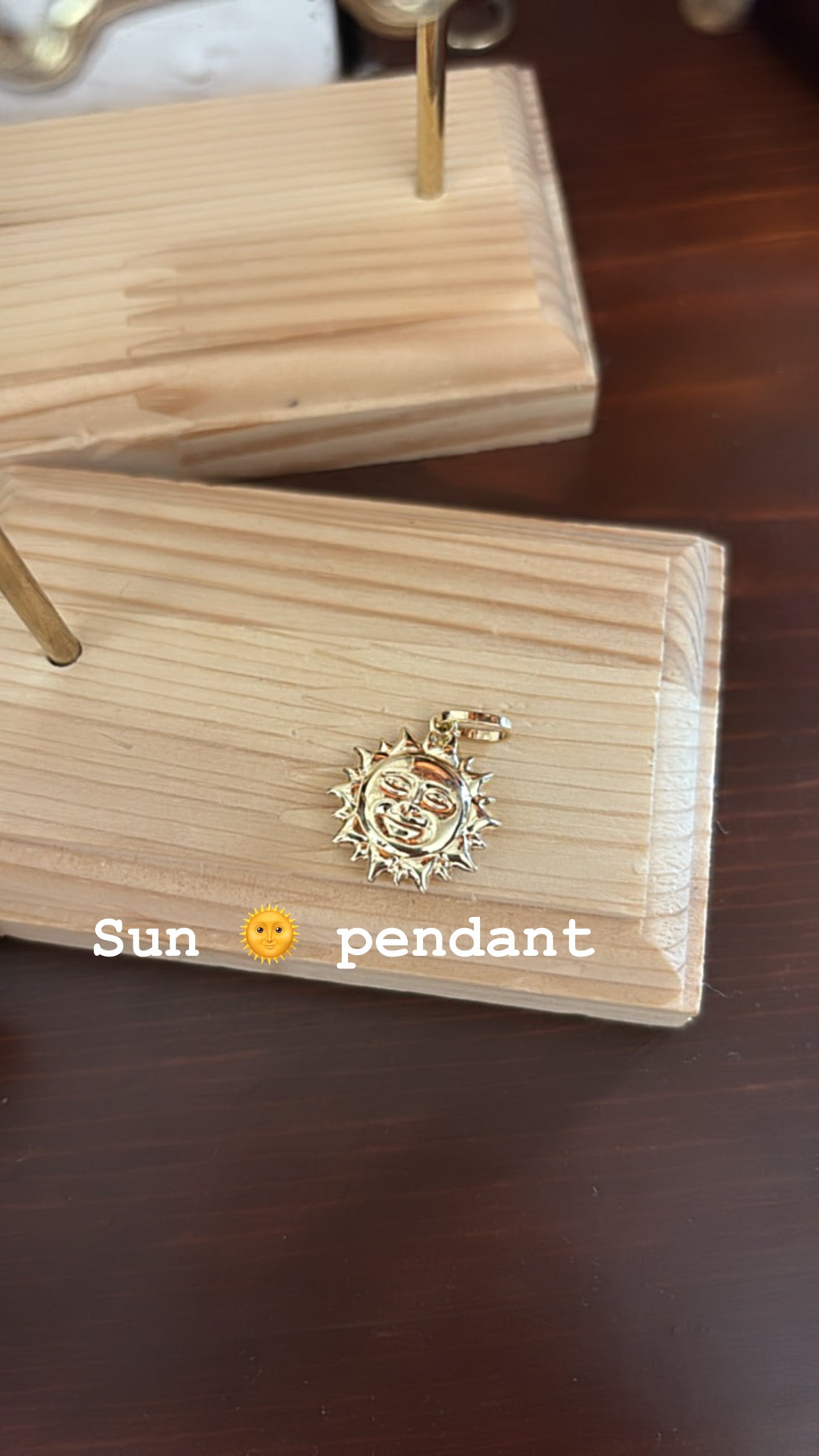 18K Real Gold Pendant