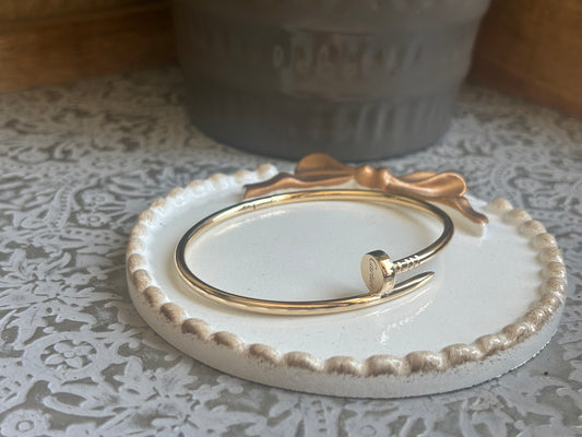 18K Real Gold Bangle