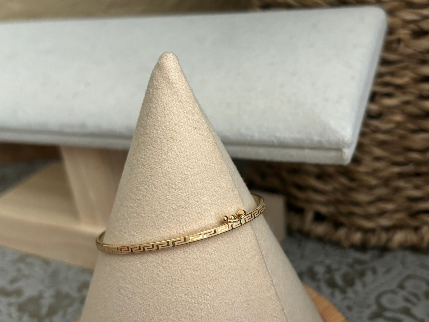 18K Real Gold Baby Bangle