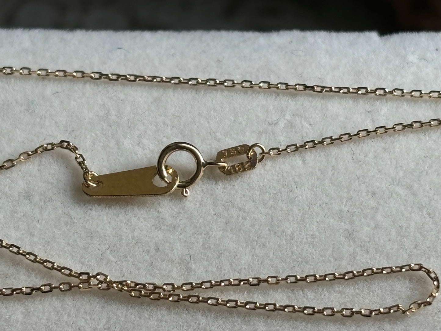 18K Real Gold Necklace