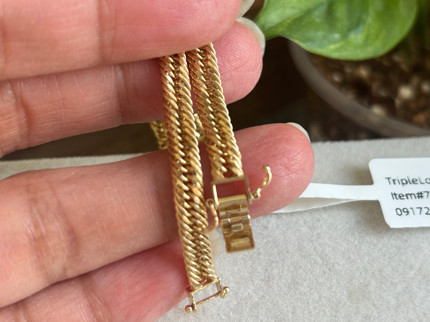 18K Real Gold Bracelet