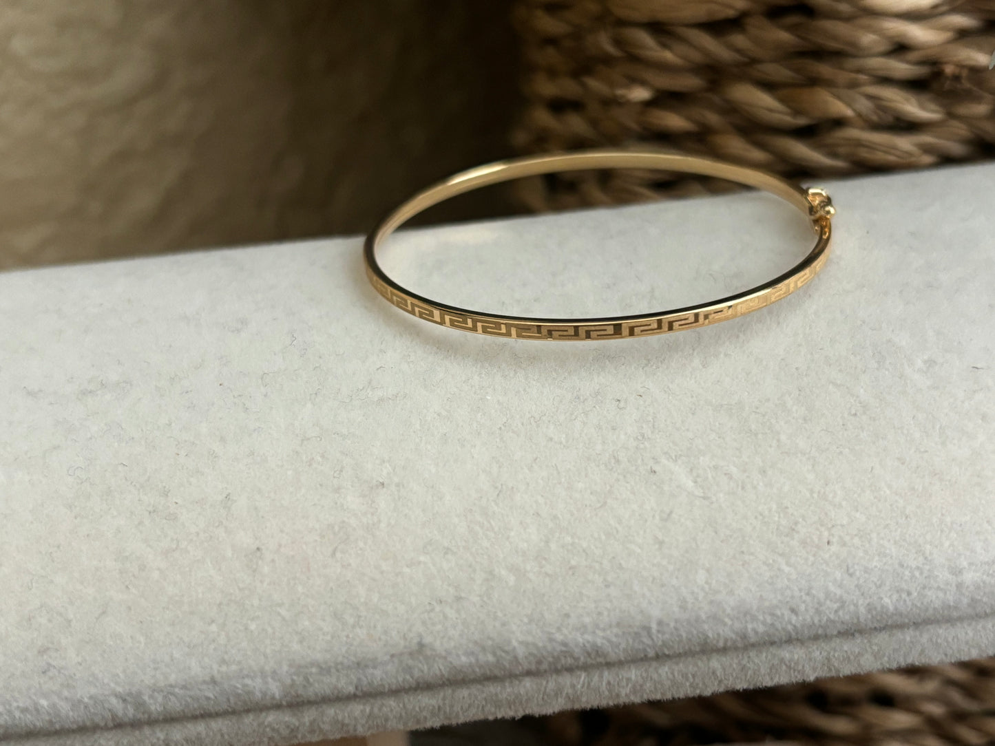 18K Real Gold Baby Bangle