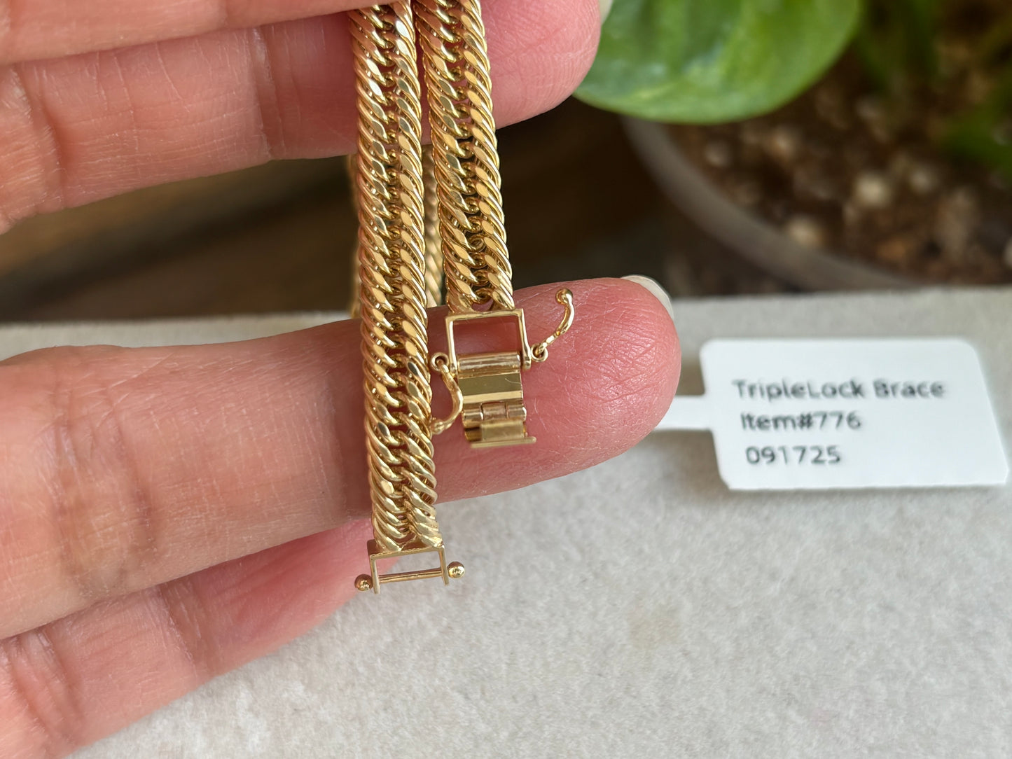 18K Real Gold Bracelet