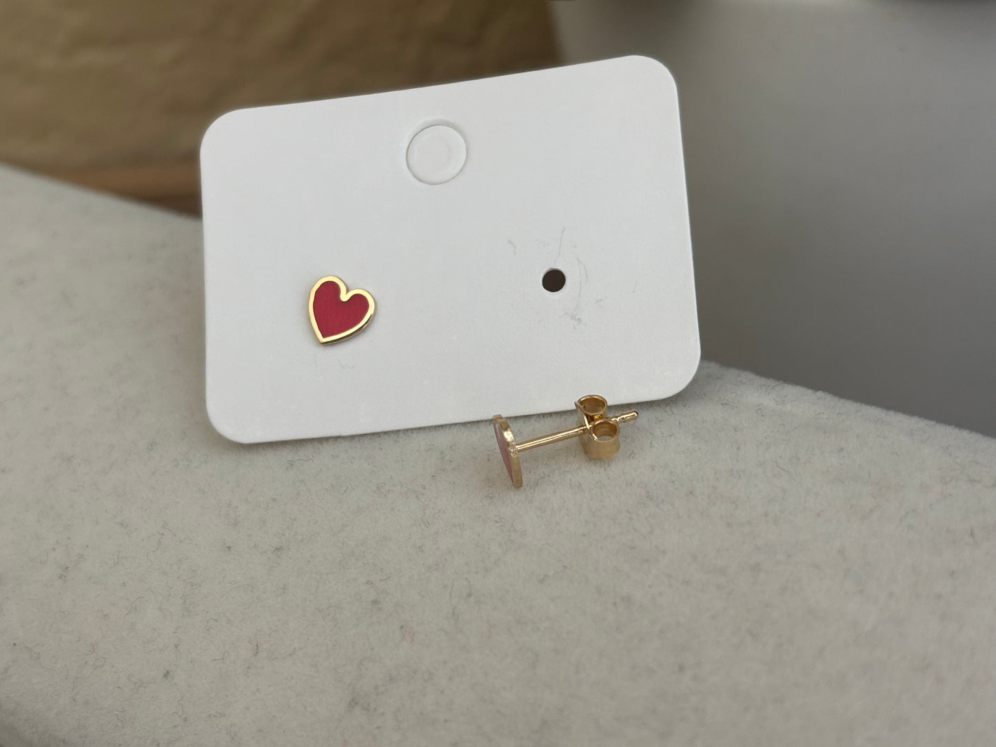 18K Real Gold Kids Earrings