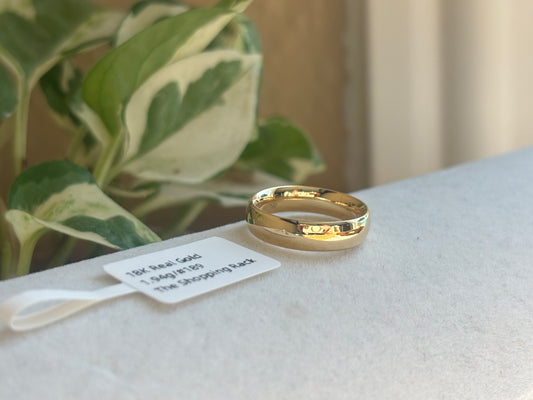 18K Real Gold Ring