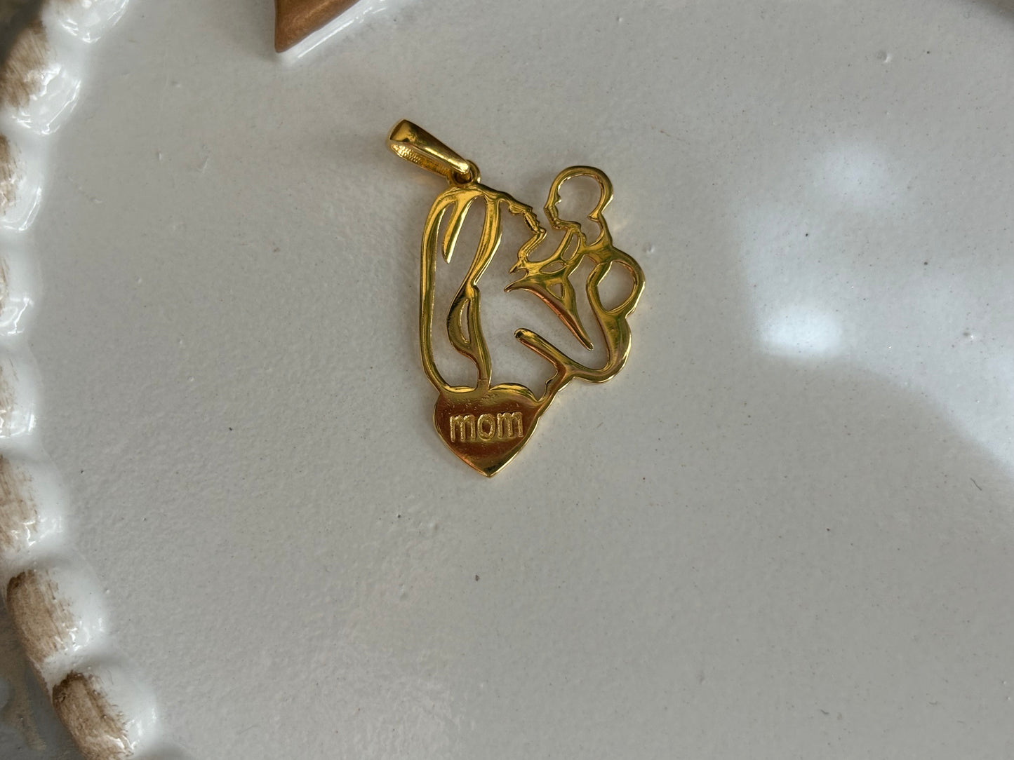 18K Real Gold Pendant