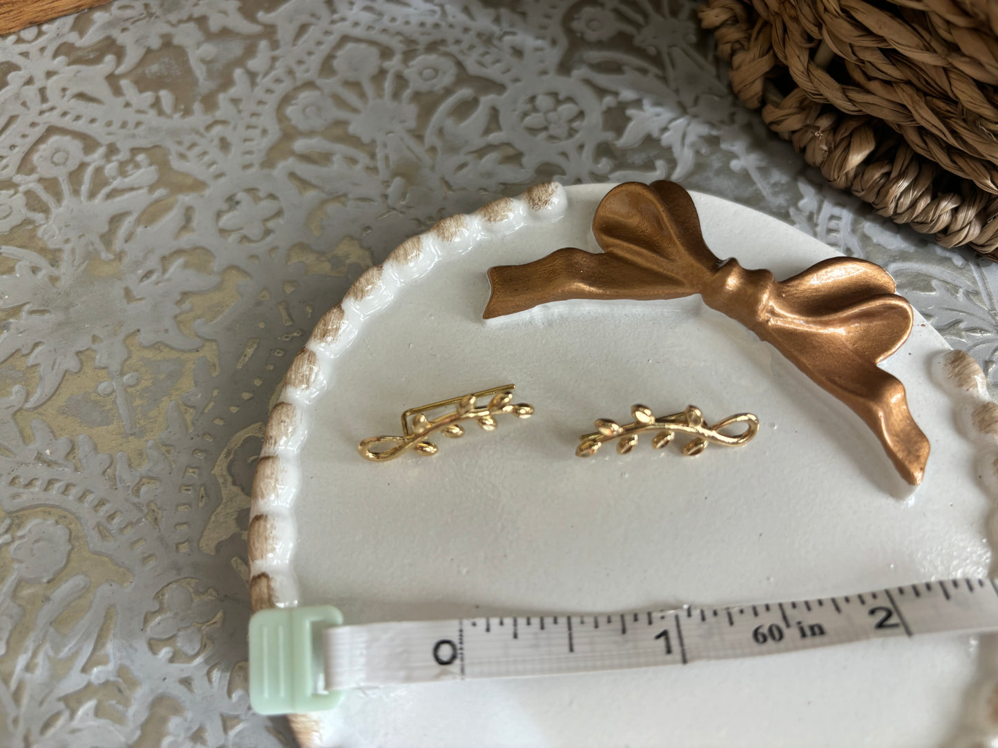 18K Real Gold Earrings